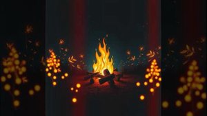 Колдовской танец огня