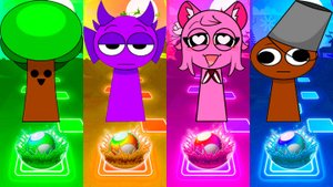 Coffin Dance Спрунки 89 уровень - Мультики про Спрунке | МУЛЬТФИЛЬМЫ SPRUNKI в Tiles Hop