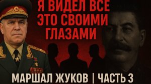 «Одних спасли, других казнили!» ❌ Маршал победы - откровения Жукова о сталинских генералах | Часть 3