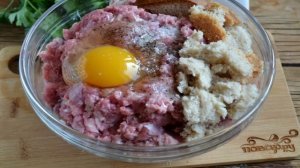 Котлеты из фарша с начинкой