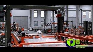 Автоматический паллетоупаковщик  (2в1) с автоматом укрытия верха паллеты S300-TS