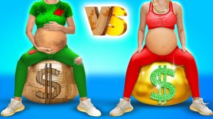 Богатые vs бедные родители на отдыхе 🌴💰 Удивительные гаджеты и забавные моменты 😂✨