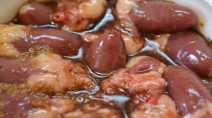 Куриные сердечки в духовке