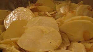 Картофельная запеканка с фенхелем