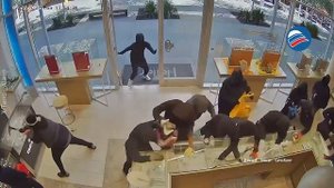 Ограбление по-калифорнийски: 25 грабителей за минуту вынесли ювелирный магазин на $1 млн