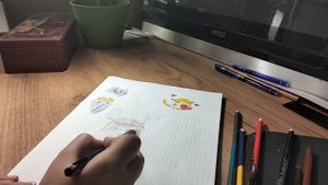рисую оленя/99 ночей в лесу:)