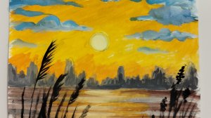 Поэтапное рисование "Осенний пейзаж"