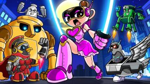 Атака роботов-брейнотов! Превращаемся в роботов, чтобы победить врага! ⚔️🤖 | Спрунки и Брейнот