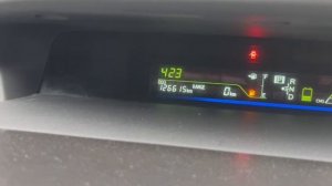 Тест перед разбором в Японий Toyota Prius Alpha ZVW41W пробег 126615 т.км