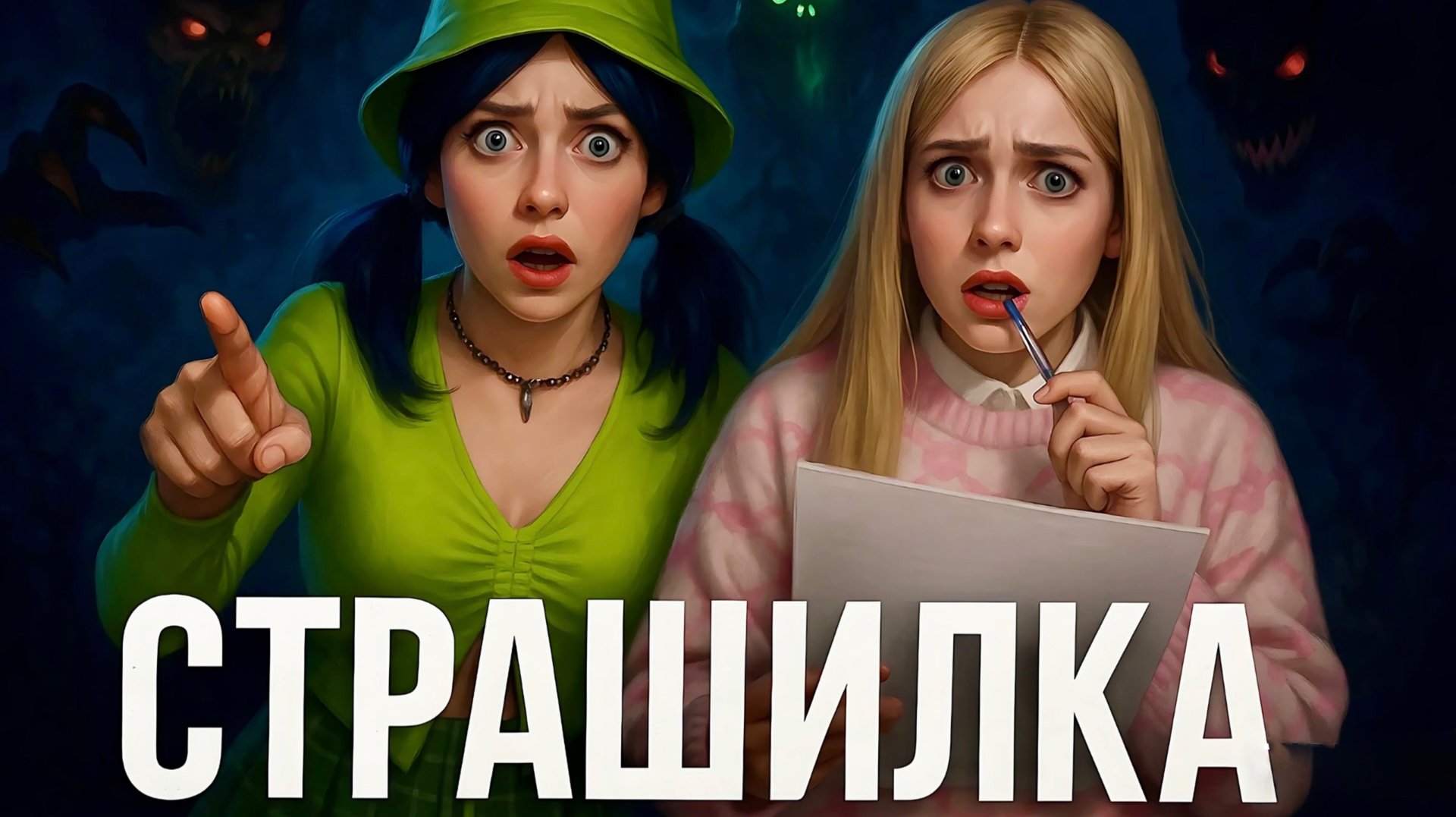 СТРАШИЛКА| НОВЕНЬКАЯ В КЛАССЕ, и у нее есть ТАЙНА 🤐 смотреть онлайн