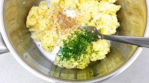 Картофельное пюре с креветками