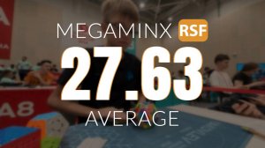 [27.63] Megaminx Average // [RSF] Yakovlev Russia Cup 2024