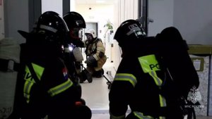 Самарские пожарные провели учение в здании банка