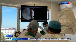 Столетняя пациентка КБР встала на ноги