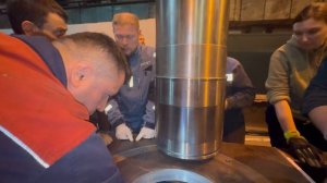 Контрольная сборка ведущей тележки для канатной дороги