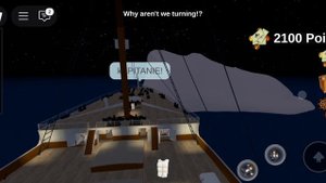 Титаник столкновение с айсбергом в roblox