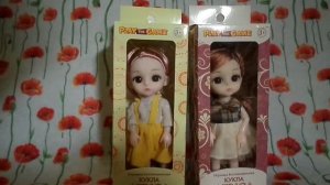 Обзор на шарнирных маленьких куколок Алиса Play the Game из Фикс Прайса