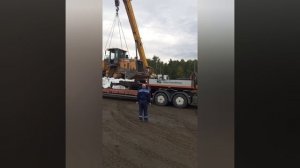 разгрузка погрузчика😎