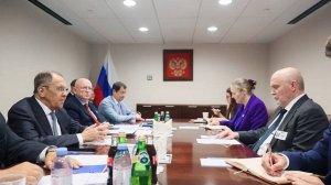 С.Лавров и Генеральный секретарь ОБСЕ Ф.Синирлиоглу, Нью-Йорк, 25 сентября 2025 года