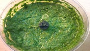 Картофельное пюре со шпинатом