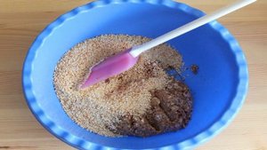 Кунжутное печенье без муки