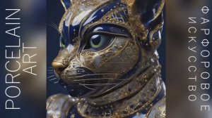 Фарфоровые кошки 🐱 Искусственный интеллект создаёт будущее в фарфоре