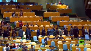 انسحابات جماعية من قاعة الأمم المتحدة تزامنا مع خطاب نتنياهو