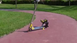 Электросамокат с приводом от шуруповёрта