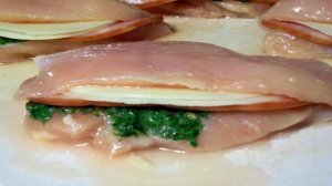 Курица, фаршированная ветчиной и сыром