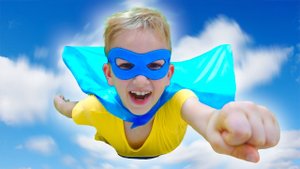 Влад хочет летать как супергерой! Видео от Влада и Ники!