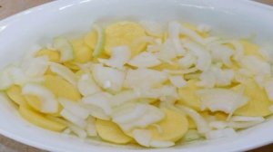 Картофельно-сливочная запеканка с луком