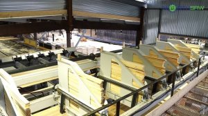 Линия пакетировки сырой доски. Модернизация производства #деревообработка