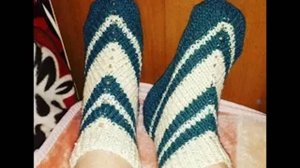 Экспресс Носочки на 2 спицах - МК