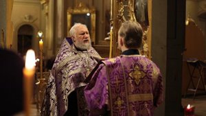 Крестовоздвижение. Чтение Евангелия.