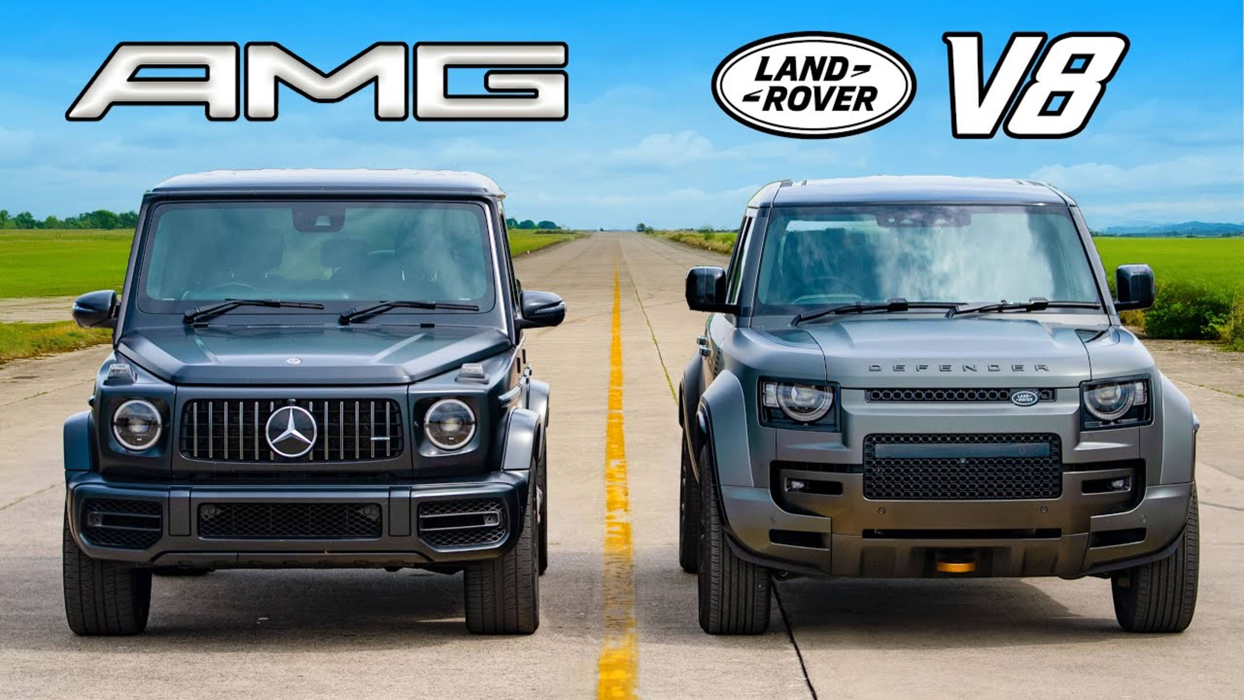 Кто победит в заезде: AMG G63 илиV8 Defender Octa? смотреть онлайн