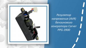 Регулятор напряжения (AVR) бензинового генератора Carver PPG-3900