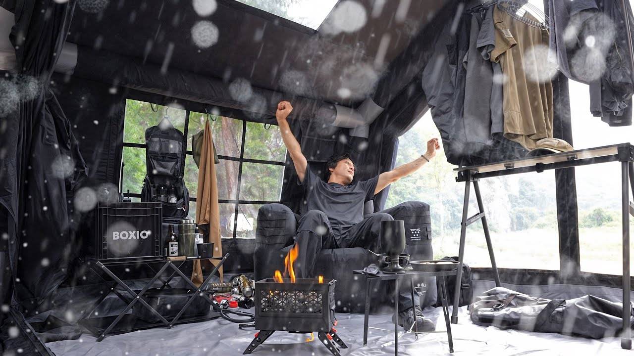 ❓Как Бэтмену пойти в поход под проливным дождем?? с НОВОЙ надувной палаткой смотреть онлайн