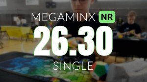 NR [26.30] Megaminx Single // Warm Up Portugalete 2024
