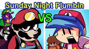 Friday Night Funkin' Sunday Night Plumbin FULL WEEK + Cutscenes (FNF Mod) (Mario/Luigi/MX/Mario.EXE)