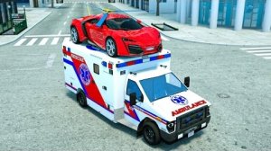 Поездки на скорой помощи, чтобы помочь, детские мультфильмы.🚑 🚑 🚑 АВТОМОБИЛИ и МОТОЦИКЛЫ