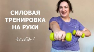 Силовая тренировка на руки - часть 1