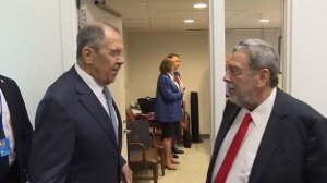 С.Лавров и Р.Гонсалвес, Нью-Йорк, 26 сентября 2025 года