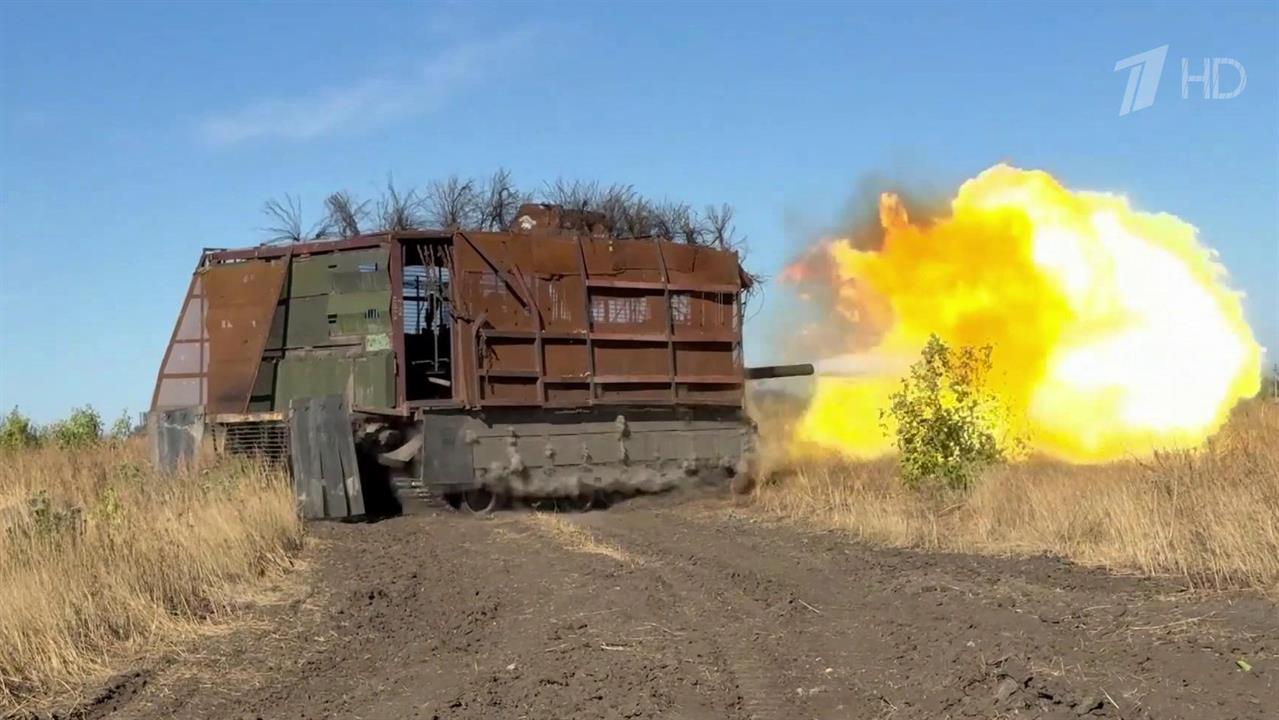 Российские танкисты нанесли удар по пункту управления украинскими дронами в Днепропетровской области