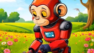 Обезьяна робот