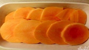 Картофельная запеканка с тыквой постная