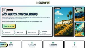 Платит! Новинка! Game of Ltc