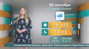 Погода в Старом Осколе на 28 сентября