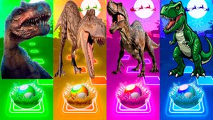 Coffin Dance Динозавры 162 уровень - Мультики про Динозавров | МУЛЬТФИЛЬМЫ ДИНОЗАВРЫ в Tiles Hop