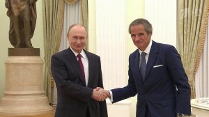Владимир Путин накануне принял в Кремле иностранных гостей Мировой атомной недели