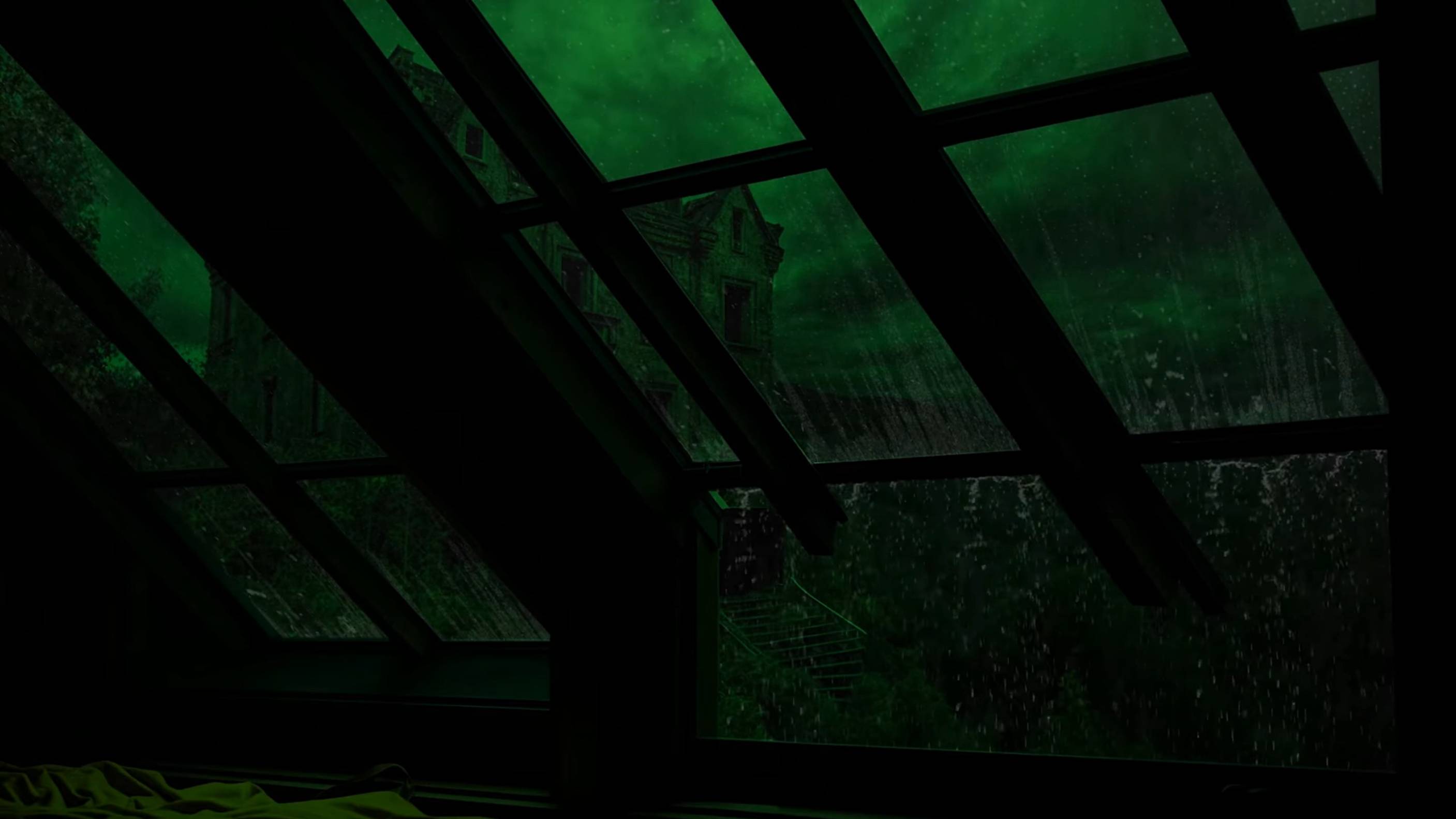 Таинственный Ливень 🌧️Ночной Дождь в Окне смотреть онлайн